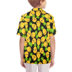 Cool Pineapples Senior Kids Hawaiian Shirt Senior Kids Hawaiian Shirt 8-15 Food Printed Offshore