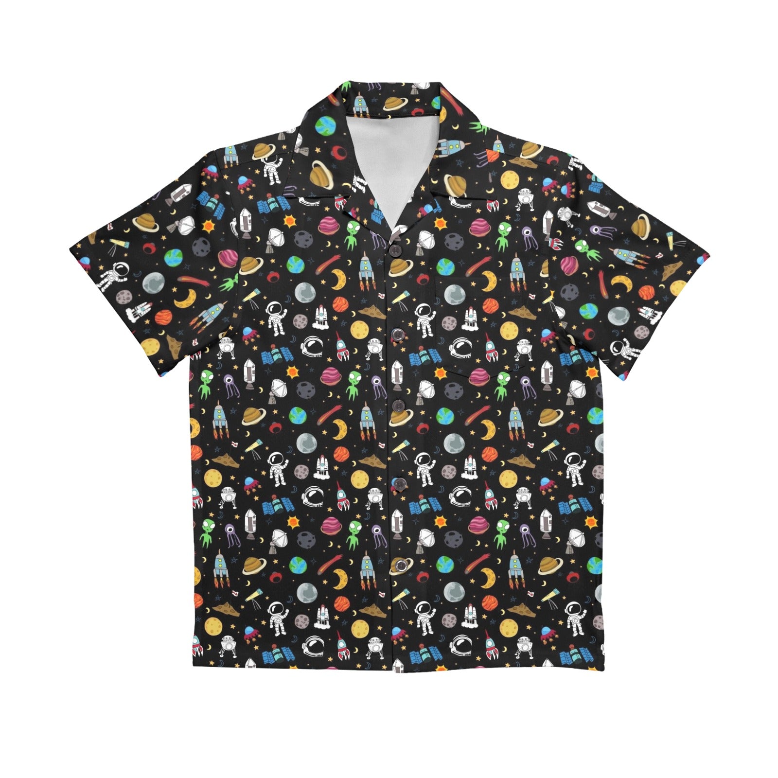 Fun Space Senior Kids Hawaiian Shirt