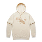 Barista - Mens Hoodie Ecru Mens Hoodie Coffee Printed In Australia