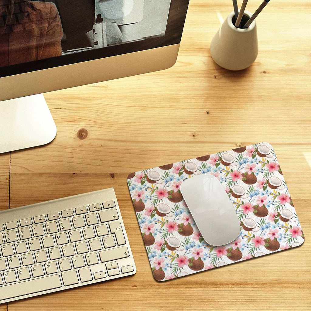Coconuts Leather Mouse Pad Leather Mouse Pad Food Printed Offshore