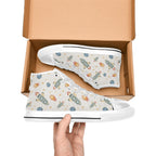 Rockets Men's High Top Canvas Shoes Men's Classic High Top Canvas Shoes Printed Offshore Space