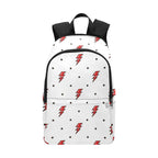 Red Lightning - Fabric Backpack