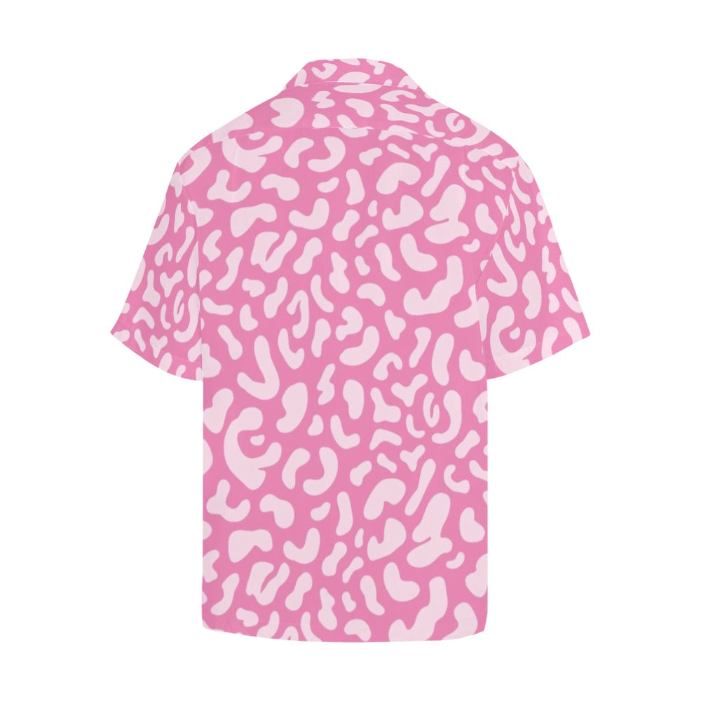 Pink Leopard - Mens Hawaiian Shirt