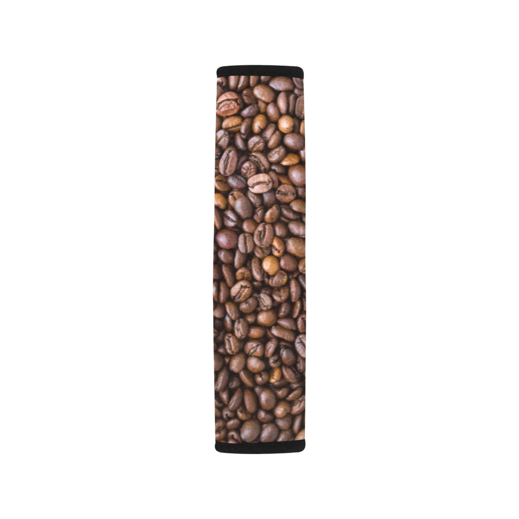 Coffee Beans Car Seat Belt Cover 7''x10'' (Pack of 2) Car Seat Belt Cover 7x10 (Pack of 2) Coffee Printed Offshore