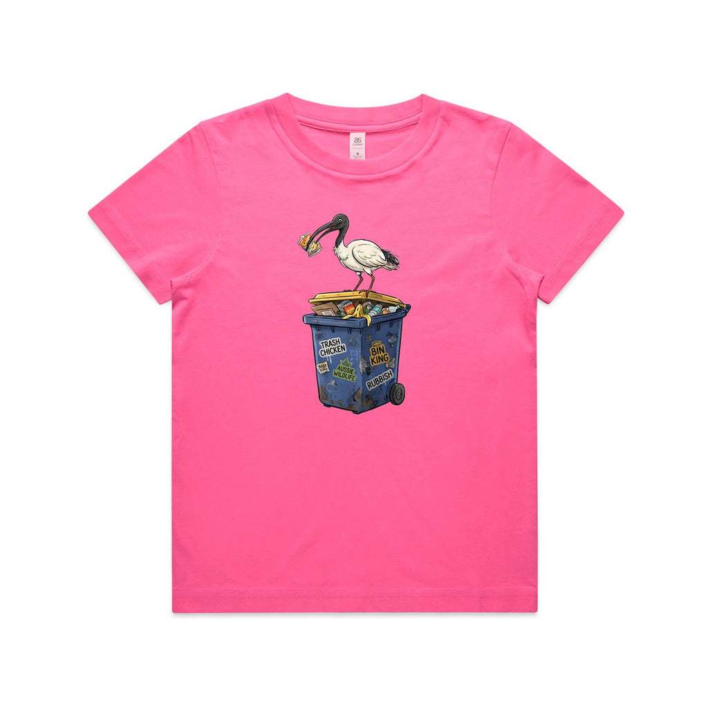 Bin Chicken Australian Ibis Kids AS Colour T-shirt