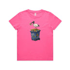 Bin Chicken Australian Ibis Kids AS Colour T-shirt