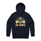 Alien, Ew People - Mens Hoodie Navy Mens Hoodie Printed In Australia Sci Fi
