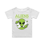 Aliens Don't Believe In You Either AS Colour Baby T-shirt