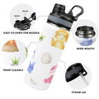 Hatching Dinosaurs - Insulated Water Bottle with Dual-Use Lid (18oz) Insulated Water Bottle with Dual-Use Lid (18oz) animal Printed Offshore