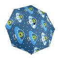 Cute Aliens in UFOs - Umbrella One Size Umbrella Printed Offshore