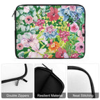 Bright Floaral Laptop Sleeve (Multiple Sizes) Laptop Sleeve Plants Printed Offshore