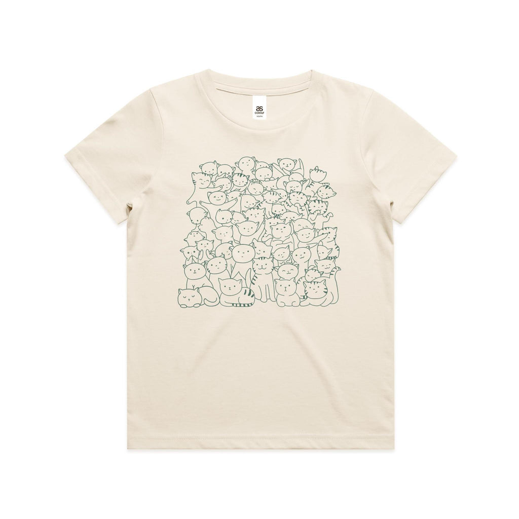Lots And Lots Of Cats Kid's AS Colour T-shirt