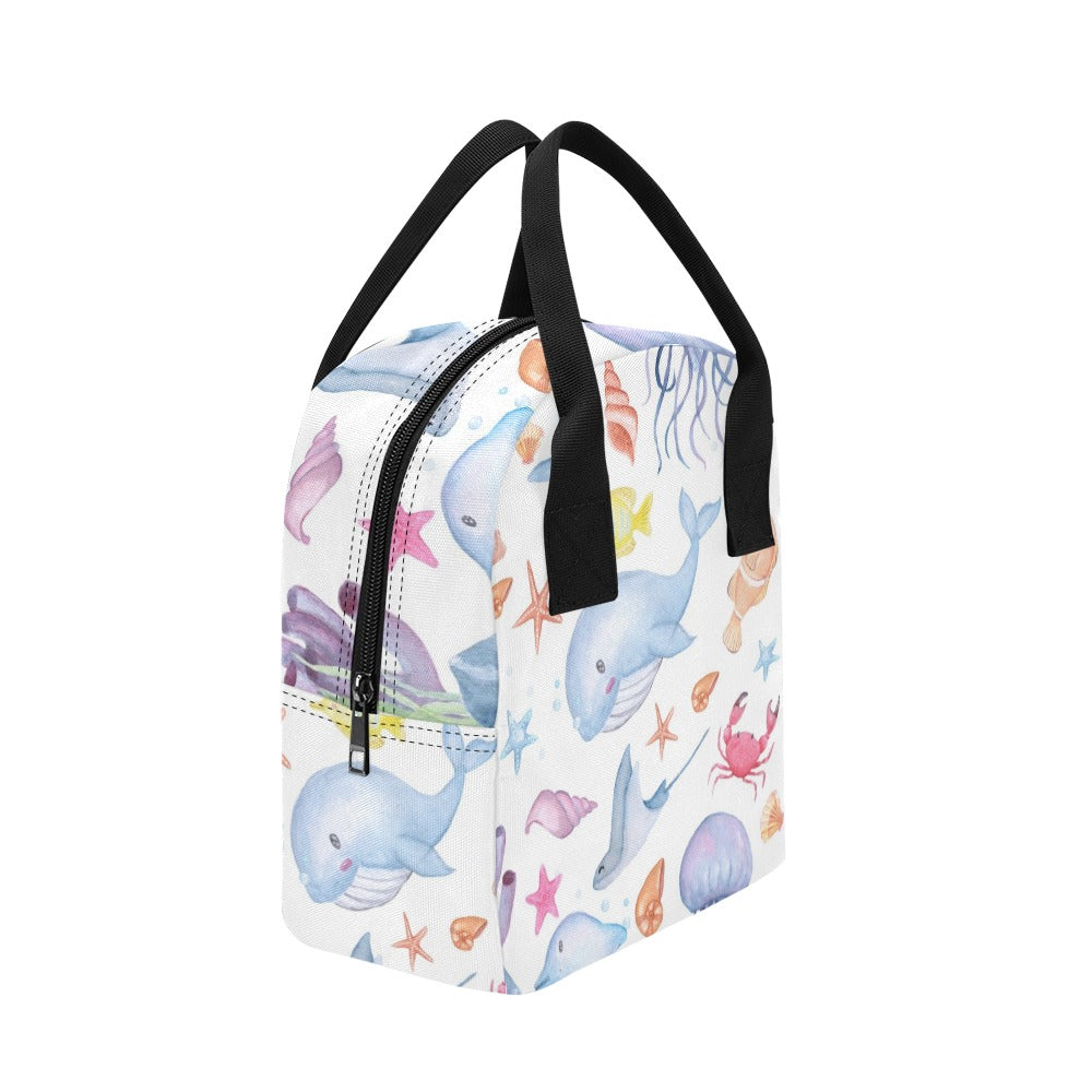 Under The Sea - Zipper Lunch Bag Zipper Lunch Bag Printed Offshore