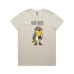 Bird Nerd 2 Women's AS Colour T-shirt Bone Womens T-shirt animal Birds Printed In Australia