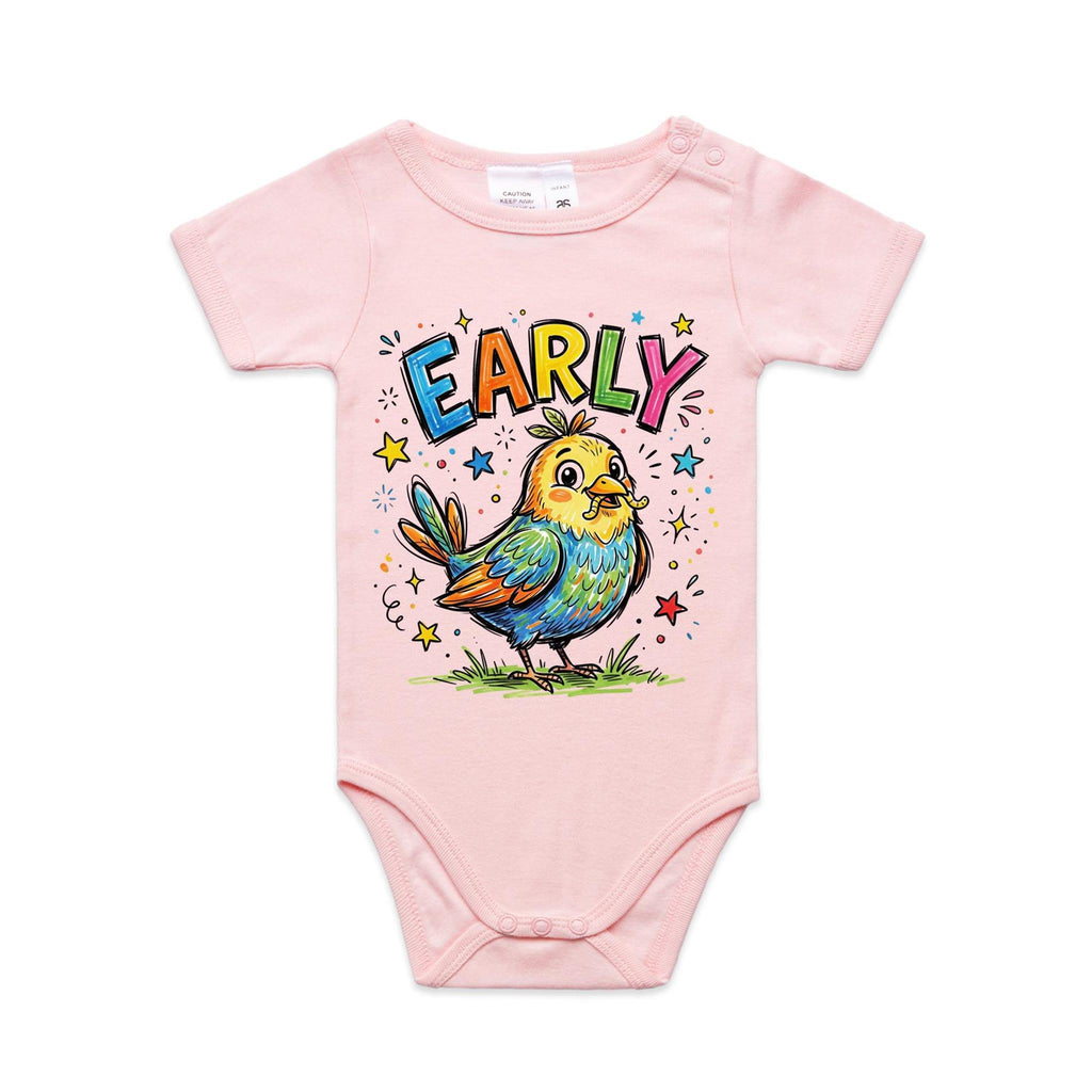 Early Bird AS Colour Baby Bodysuit