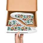 Surfing Safari Men's High Top Canvas Shoes Men's Classic High Top Canvas Shoes Printed Offshore Surf