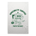 Specialty Coffee AS Colour Tea Towel White One Size Tea Towel Coffee Printed In Australia