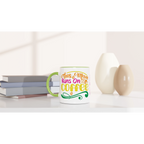 Personalised - This Mum Runs On Coffee - 11oz Ceramic Mug Personalised Mug customise Globally Fulfilled Mum personalise