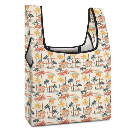Beach Shack Foldable Shopping Bag white One size Foldable Shopping Bag Printed Offshore Surf