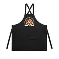 Classic Radio AS Colour Carrie Apron Black One Size Apron Printed In Australia Retro