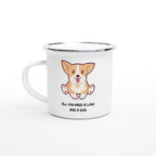 All You Need Is Love And A Dog White 11oz Ceramic Mug White 12oz Enamel Mug White 11oz Mug animal Globally Fulfilled