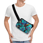 Flower It Blue - Belt Bag