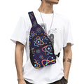 Atoms Chest Bag One Size Cross Body Chest Bag Printed Offshore Science