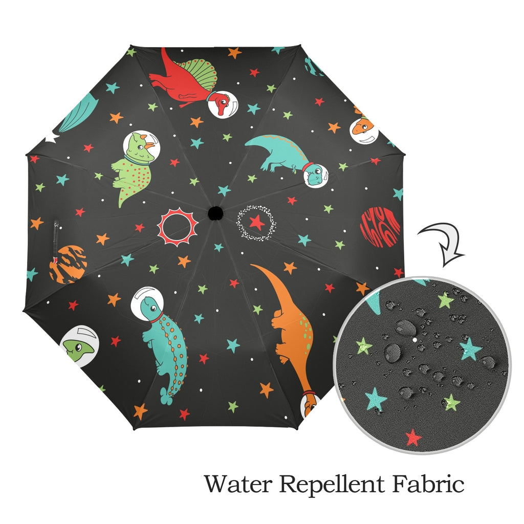 Astronaut Dinosaurs - Semi-Automatic Foldable Umbrella (Model U12) Semi-Automatic Foldable Umbrella (U12)