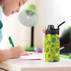 Go Green - Kids Water Bottle with Chug Lid (12 oz) Kids Water Bottle with Chug Lid Environment Printed Offshore