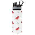 Watermelon Insulated Water Bottle with Dual-Use Lid (18oz) One Size Insulated Water Bottle with Dual-Use Lid (18oz) Food Printed Offshore