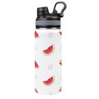 Watermelon - Insulated Water Bottle with Dual-Use Lid (18oz) One Size Insulated Water Bottle with Dual-Use Lid (18oz) Food Printed Offshore