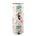 Toucans In Pink 20oz Tall Skinny Tumbler with Lid and Straw One Size 20oz Tall Skinny Tumbler with Lid and Straw Printed Offshore