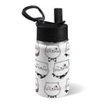 Winking Cats 12oz Kids Water Bottle with Straw Lid
