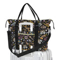Retro Music Mix Duffle Bag-Simple (Model 1715) One Size Duffle Bag-Simple (1715)