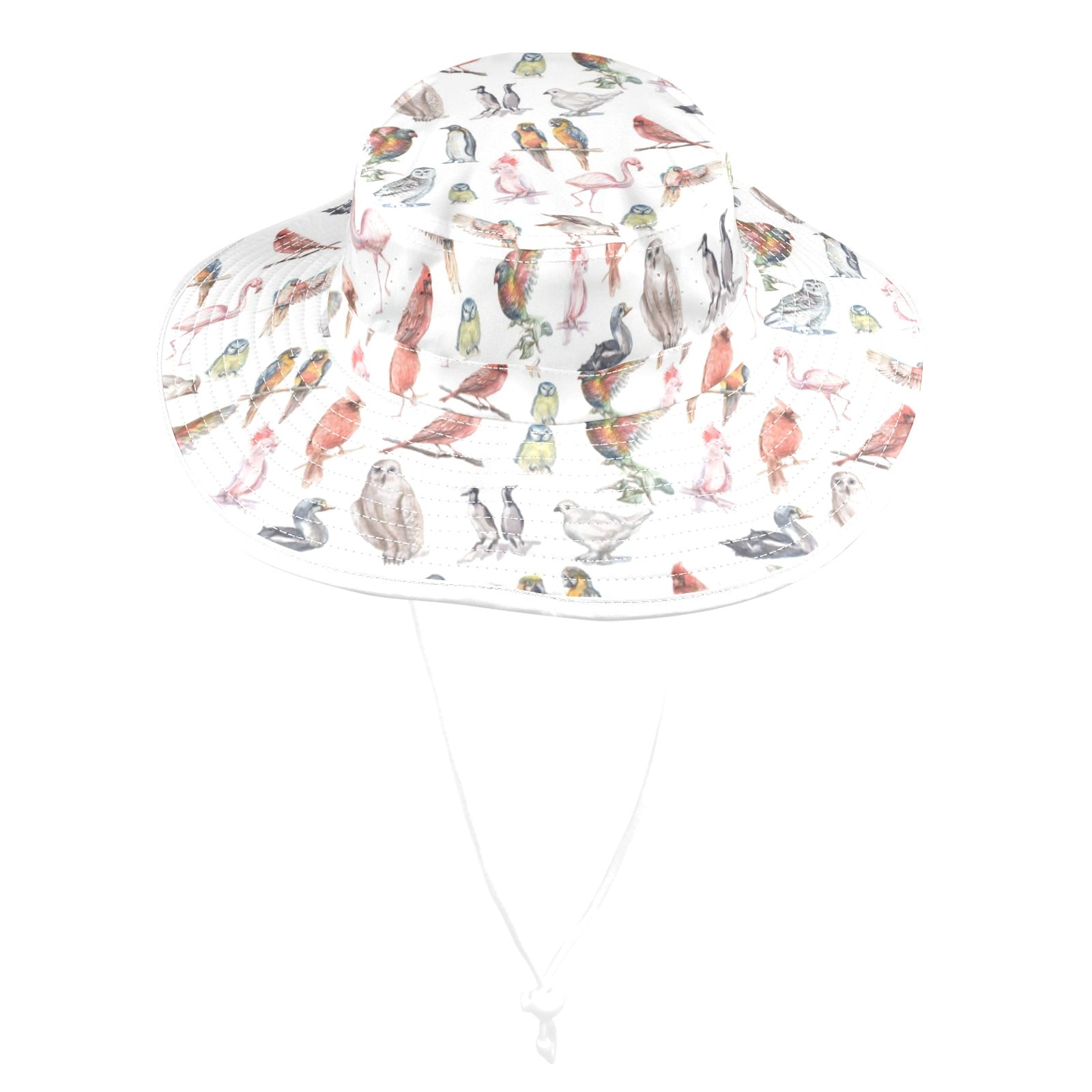 Birds Of A Feather Wide Brim Bucket Hat Wide Brim Bucket Hat Birds Printed Offshore