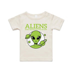 Aliens Don't Believe In You Either AS Colour Baby T-shirt