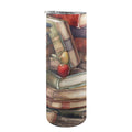 Watercolour Books 20oz Tall Skinny Tumbler with Lid and Straw One Size 20oz Tall Skinny Tumbler with Lid and Straw Printed Offshore