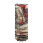 Watercolour Books - 20oz Tall Skinny Tumbler with Lid and Straw