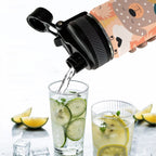 Lots Of Dogs - Insulated Water Bottle with Dual-Use Lid (18oz) Insulated Water Bottle with Dual-Use Lid (18oz) animal Printed Offshore