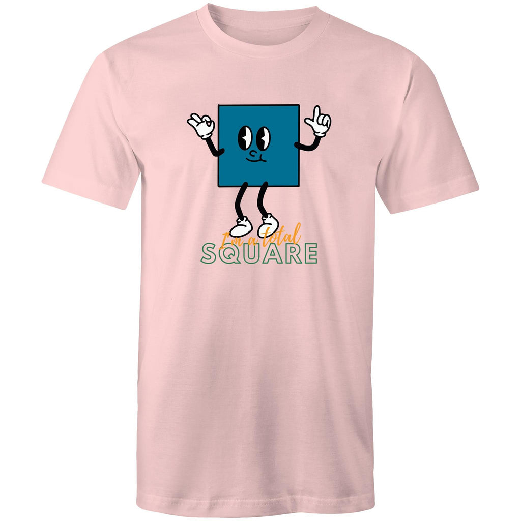 I'm A Total Square Men's AS Colour T-Shirt Pink Mens T-shirt Maths Printed In Australia