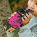 Palm Trees 12oz Kids Water Bottle with Straw Lid