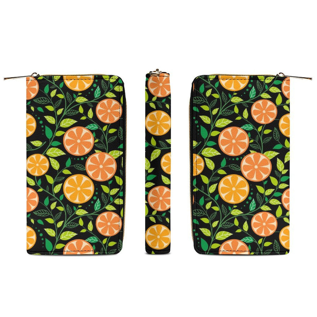 Oranges -  PU Leather Wallet