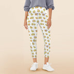 Avocado Cute Women's High Waist Pockets Yoga Leggings