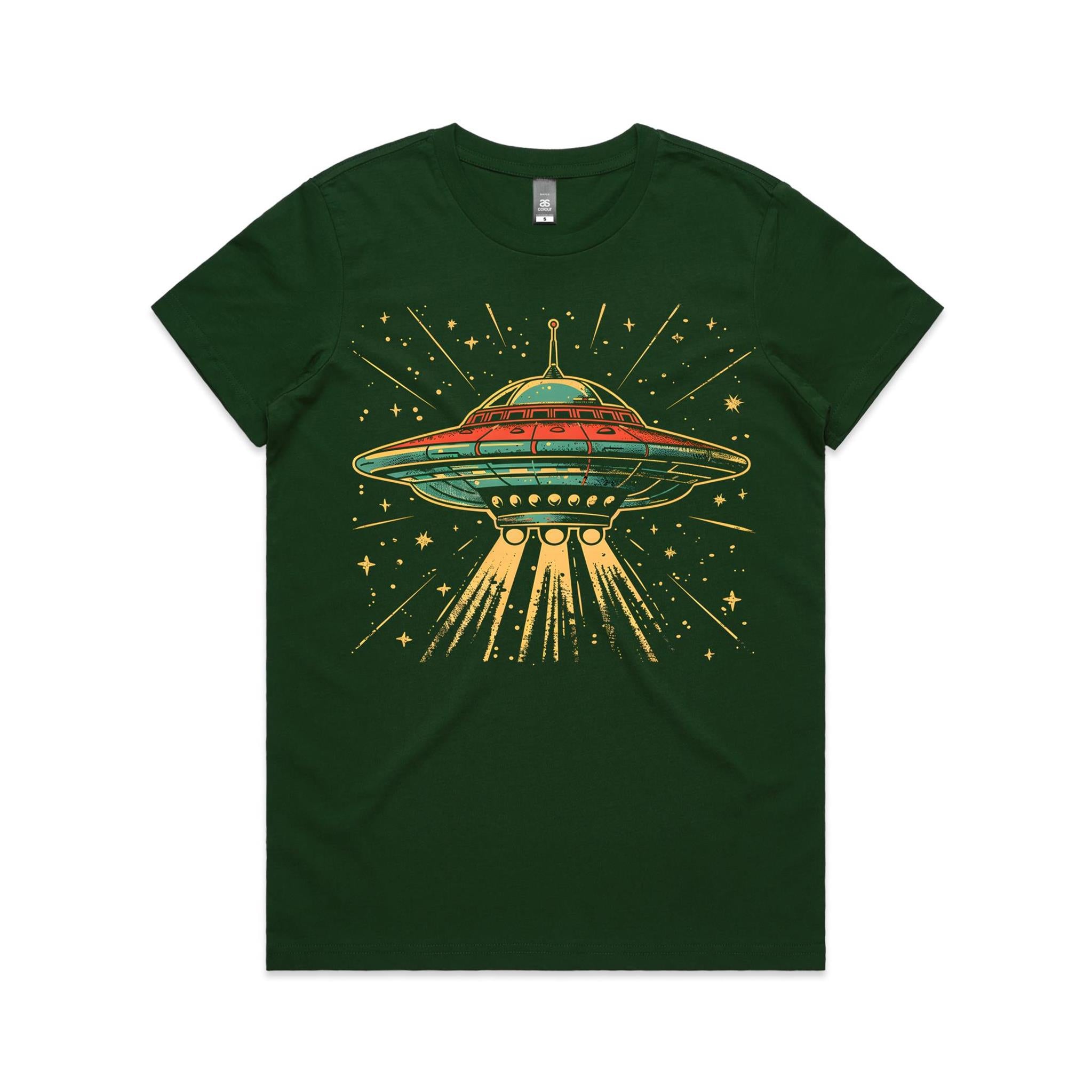 Retro UFO Women's AS Colour T-shirt