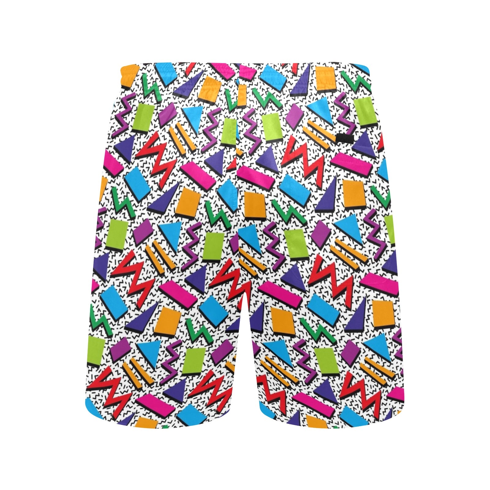 Graphic 80's Men's Mid-Length Beach Shorts Men's Mid-Length Beach Shorts Printed Offshore Retro