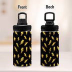Lightning Bolts - Kids Water Bottle with Chug Lid (12 oz) Kids Water Bottle with Chug Lid comic Printed Offshore