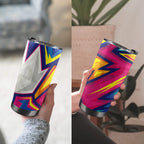 Abstract Bright - 20oz Mobile Tumbler with Lid (Black Lock) 20oz Travel Mug Printed Offshore