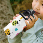 Ladybugs 12oz Kids Water Bottle with Straw Lid