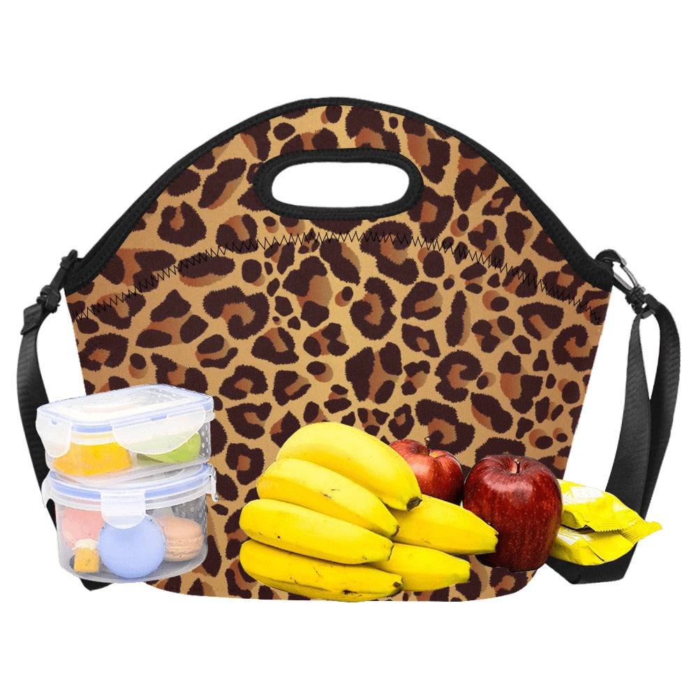 Leopard Print - Neoprene Lunch Bag Neoprene Lunch Bag Printed Offshore