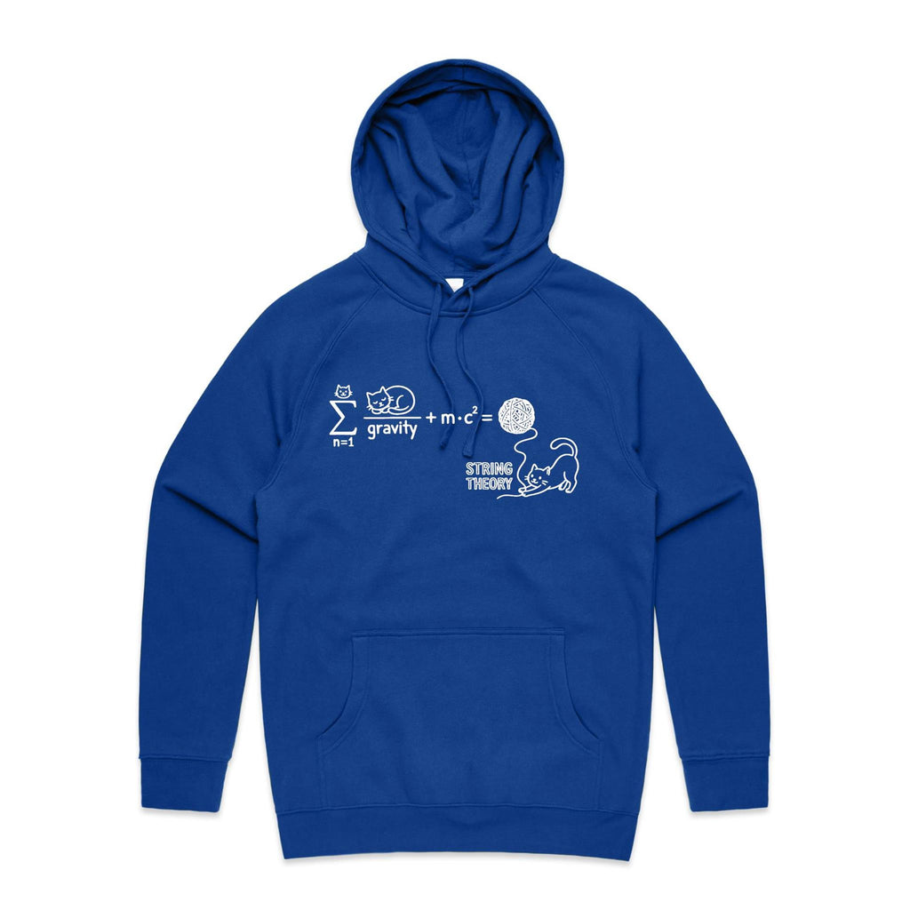 Cat String Theory Physics Men's AS Colour Hoodie